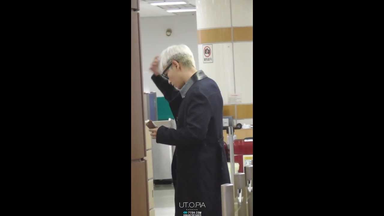150115 Gimpo Airport Heading to OSAKA 탑 (T.O.P) 직캠