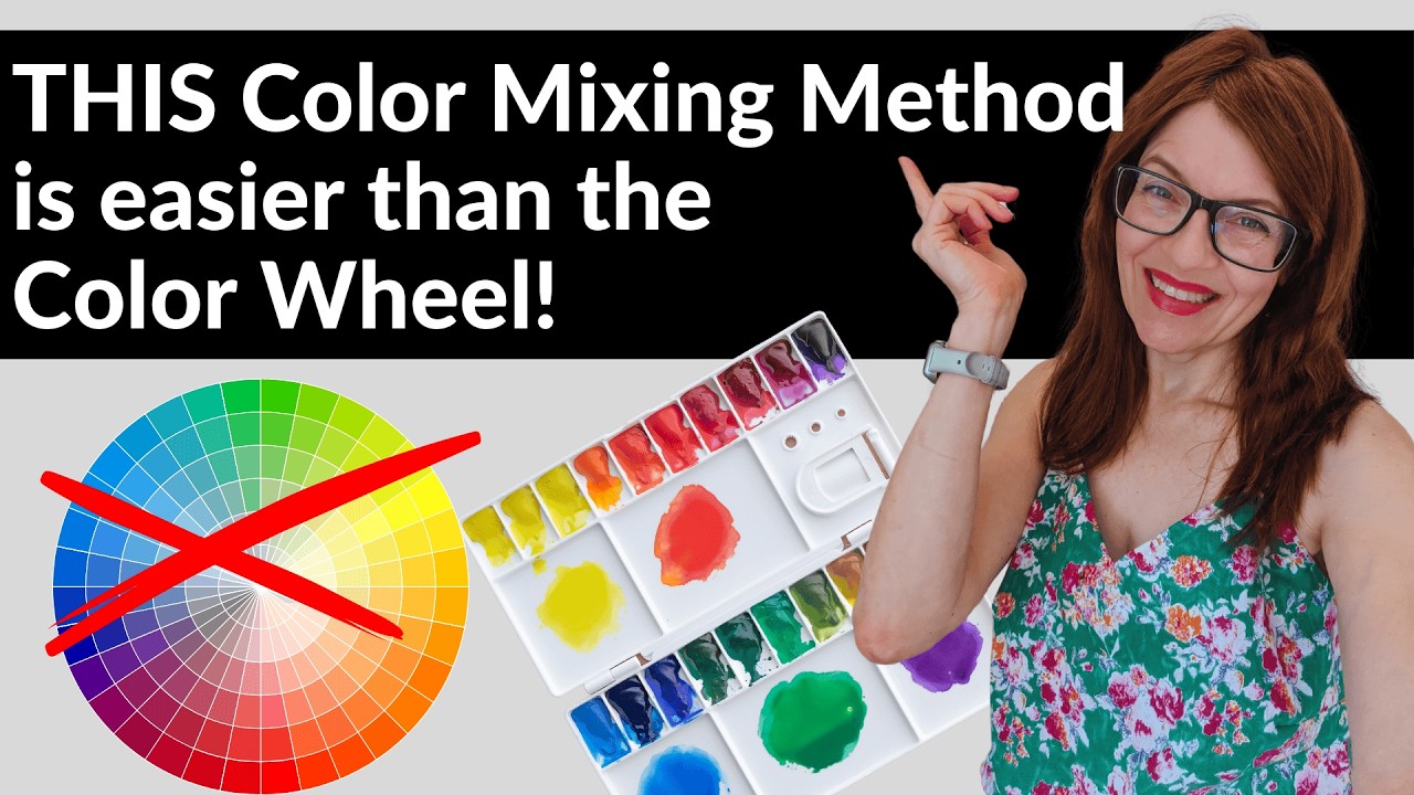 EASILY Mix Watercolor Paint (NO complicated color wheels!)