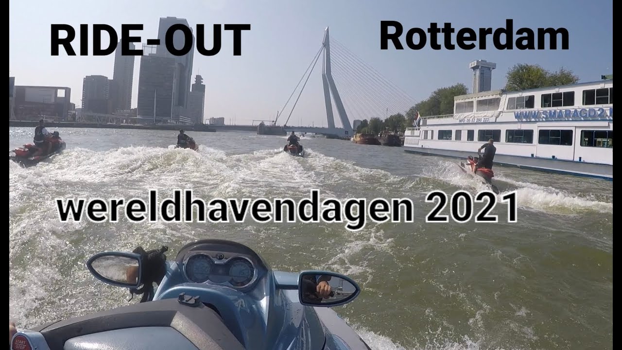 Wereldhavendagen Rotterdam 2021 Ride-out waterscooters