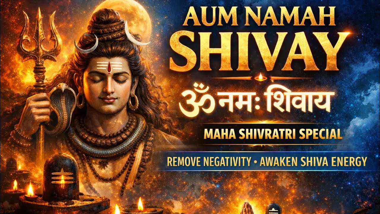 🔱 AUM NAMAH SHIVAY 1 HOUR🕉️ | Maha Shivratri Special | Remove Negativity & Awaken Shiva Energy