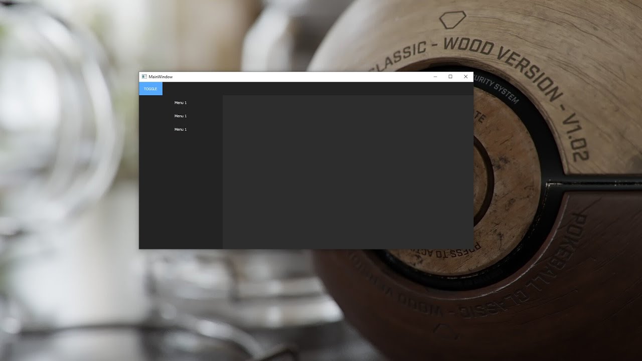 Python, PySide2 and Qt Designer - Toggle Menu / Burguer Menu Animated  (Time-lapse Video)