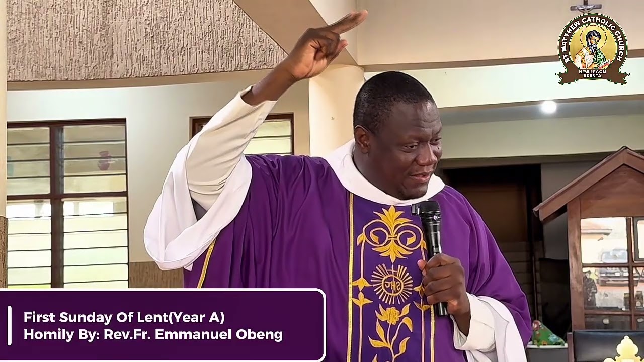 Homily For the 1st Sunday of Lent (Year A) 