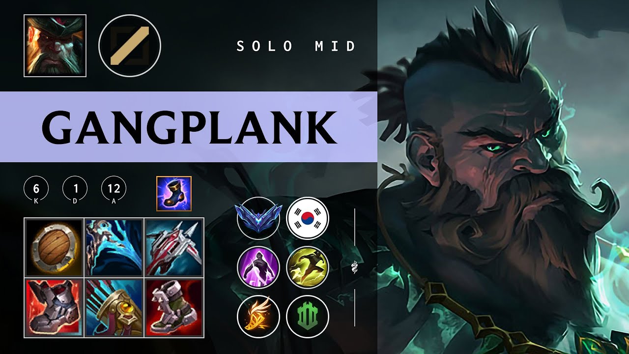Gangplank Mid vs Zoe - KR Diamond Patch 26.01