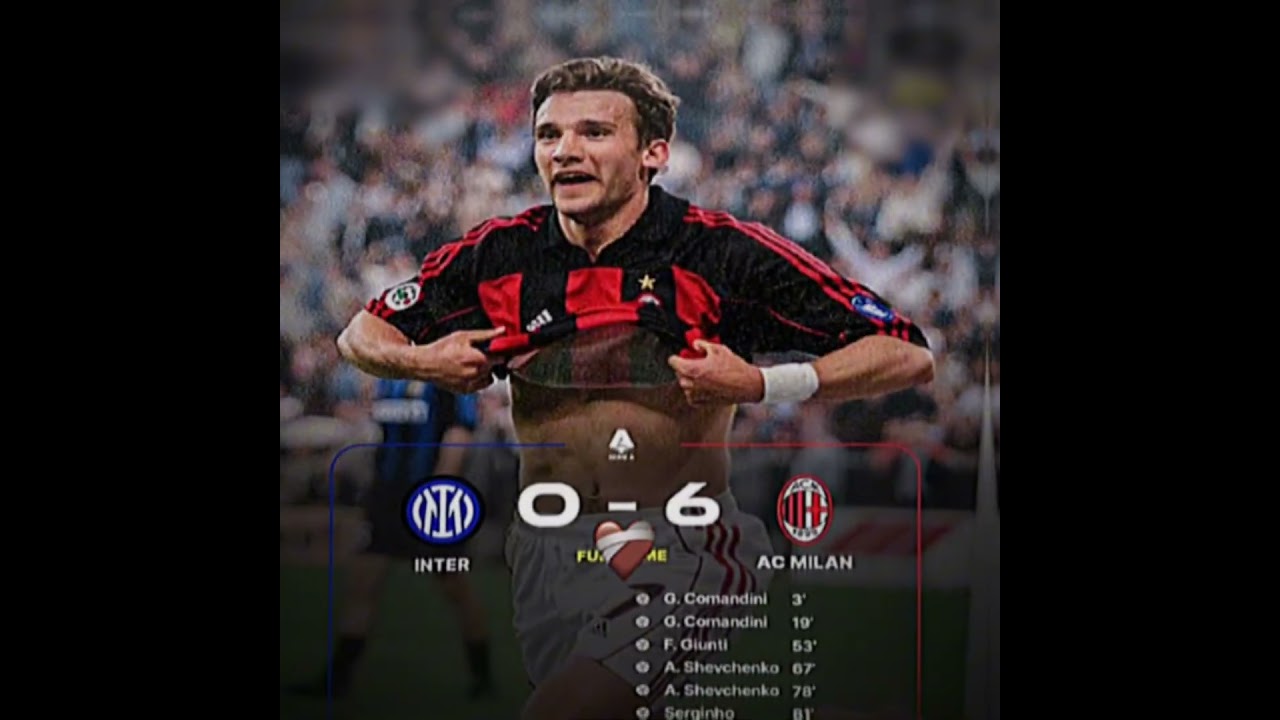 ac milan #acmilan #2001 #intermilan #football #6-0