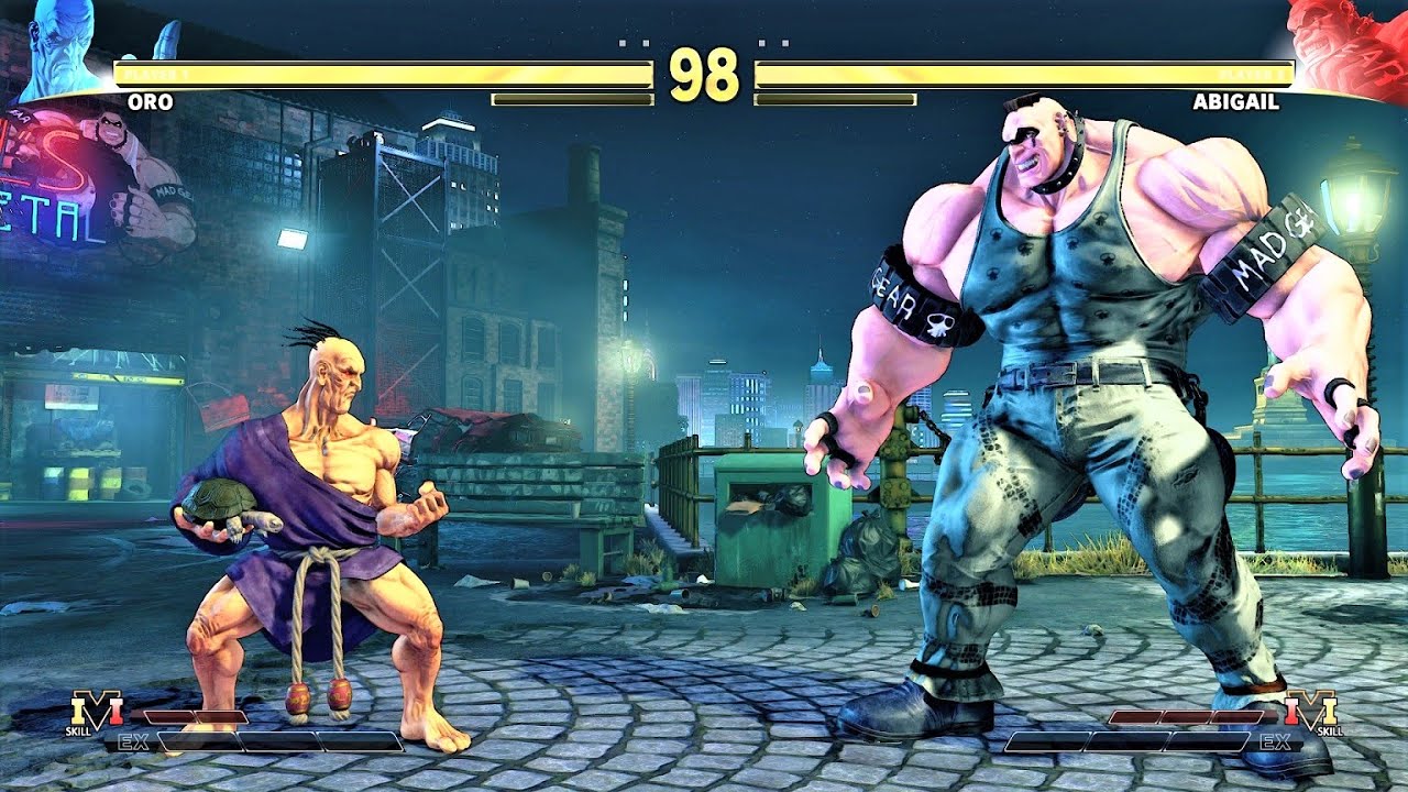 Oro vs Abigail (Hardest AI) - Street Fighter V