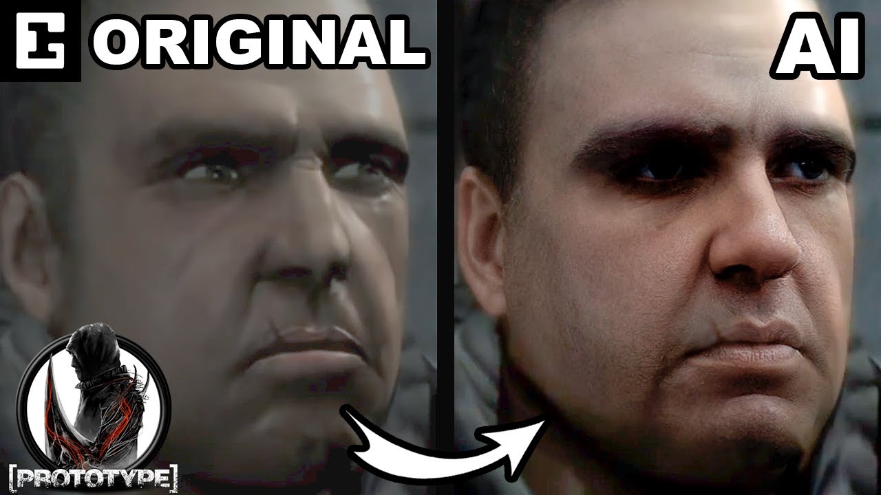 PROTOTYPE REMAKE | ULTRA REALISTIC FACES with AI in PROTOTYPE DEFINITIVE EDITION