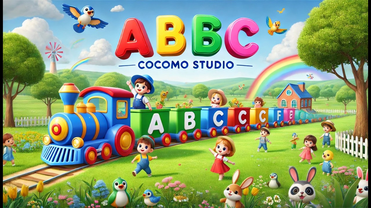Песенка про алфавит ABC 🔤🎵 | Классическая детская песенка, веселое пение и развитие навыков ранне...