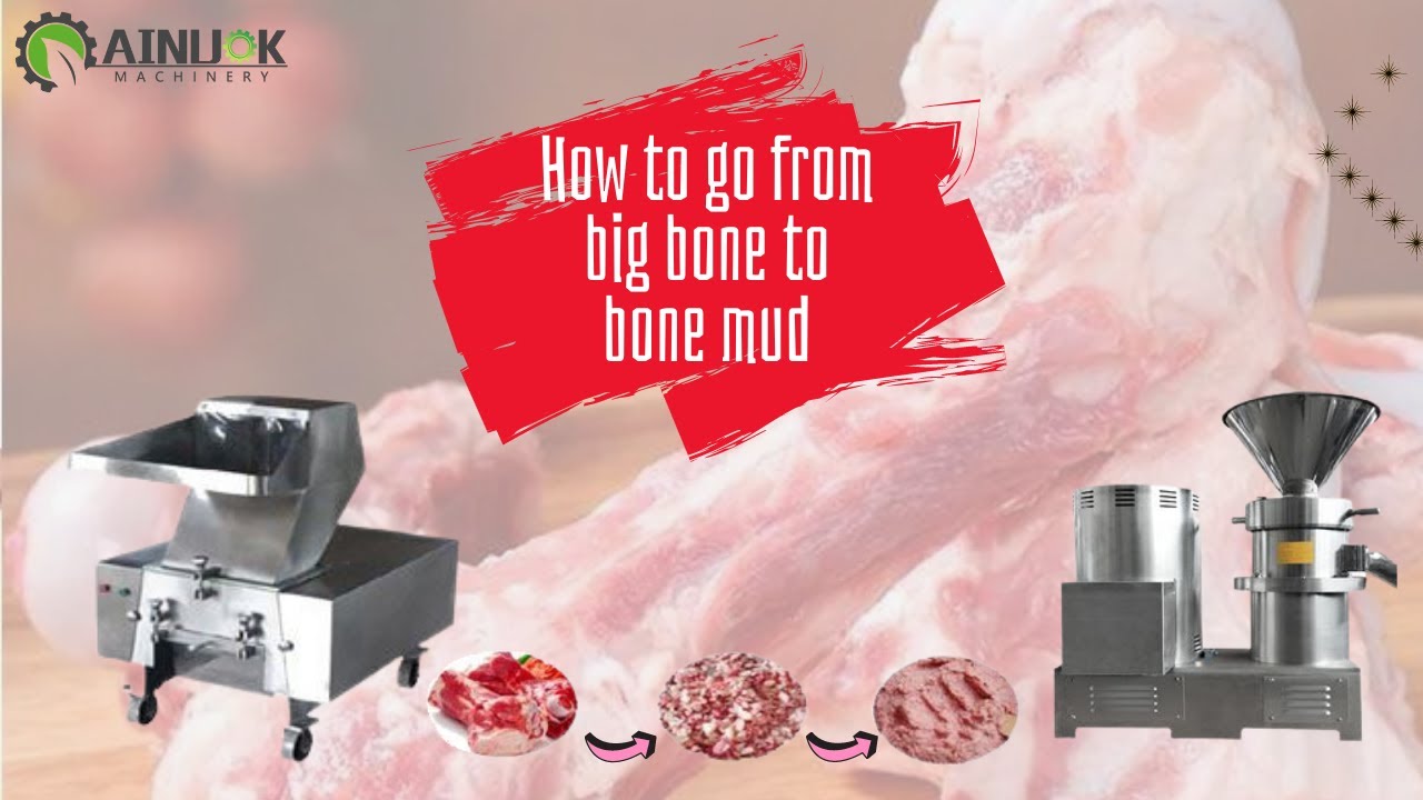 How to Go From Big Bone to Bone Mud—Bone Crusher Machine\Bone Grinder Machine 2022 NEW