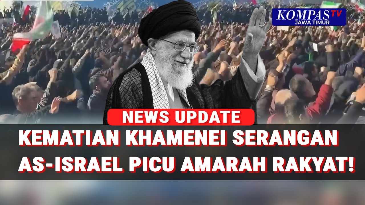 Warga Iran Tuntut Balas Dendam Kematian Khamenei Akibat Serangan AS-Israel