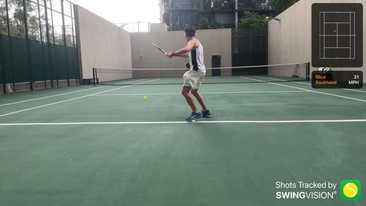 Road to Ambidextrous Tennis #1 - rehab 4 months After Wrist Surgery (3.5)