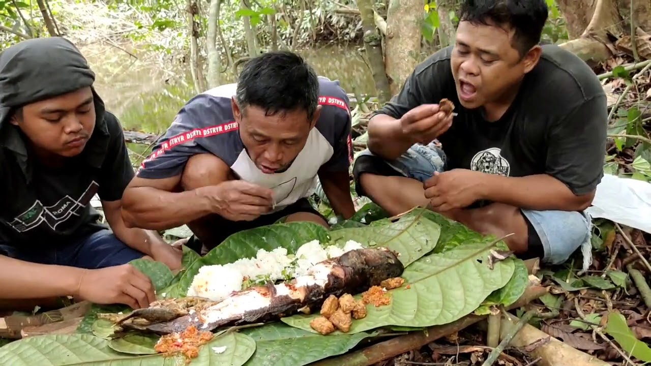 KULINER ALAM || TOMAN BAKAR MANDI BON CABAI KENIKMATAN YANG HANYA BISA DI DAPAT DI ALAM