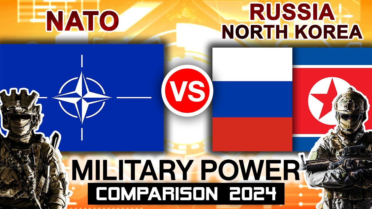 NATO vs Russia North Korea Military Power Comparison 2024 | Russia and North Korea vs NATO Military