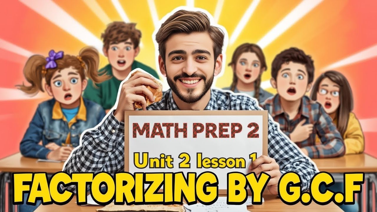 Math prep 2 , Unit 2 | lesson 1 , Factorizing by G.C.F || 2026 تانيه اعدادي الجديد ❤️‍🔥