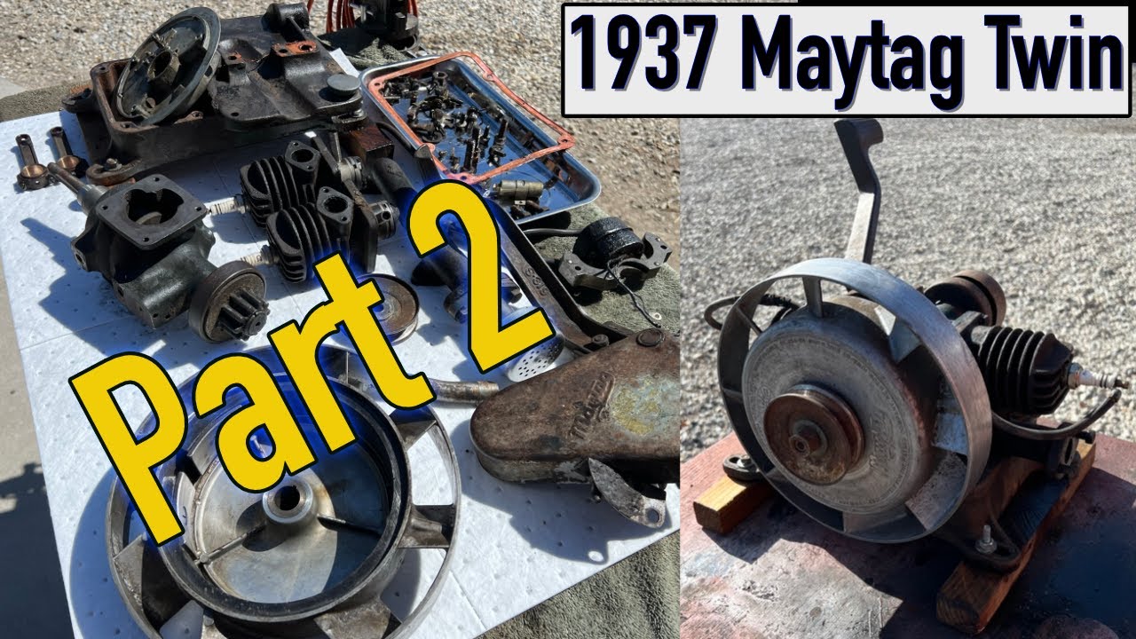 1937 Maytag 72-D Engine - Rattle-Can Rebuild, Part 2
