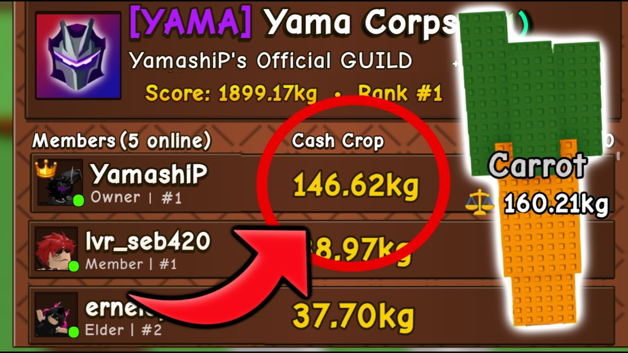 NEW BEST GLITCH To get 100KG+ CARROT in Grow a Garden 2 ROBLOX..