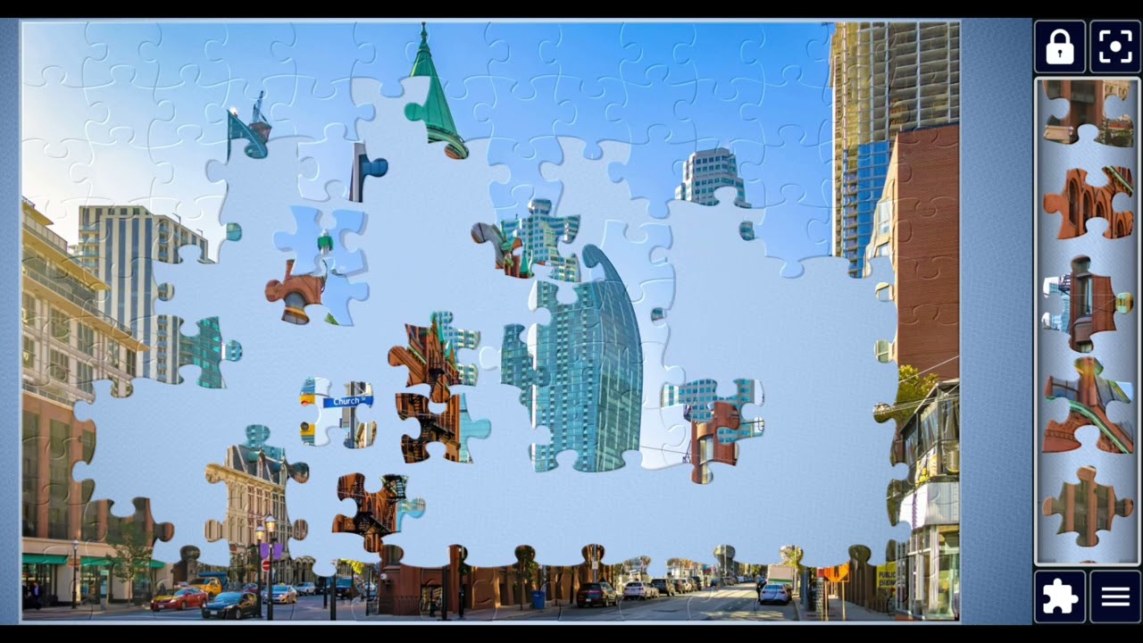 Gooderham or Flatiron Building in Downtown Toronto- Ontario,Canada🧩//jigsaw puzzles Craft🧩//