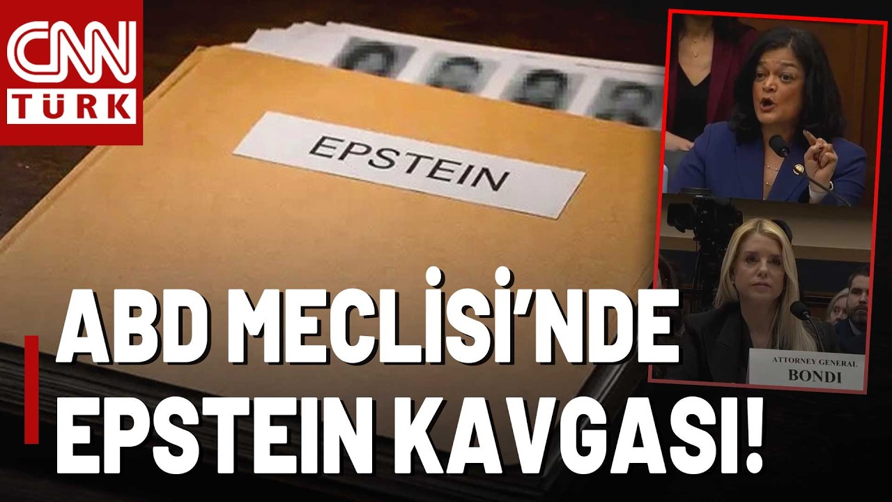 ABD Kongresi'nde Gergin Epstein Oturumu! Cumhuriyetçi ve Demokratlar Bondi'ye Yüklendi!