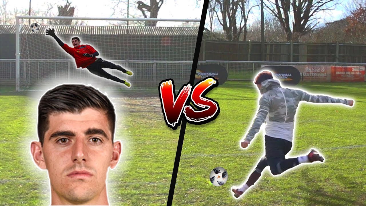 F2 SHOOTING VS COURTOIS!!! 💥⚽️🥅 | Billy Wingrove & Jeremy Lynch