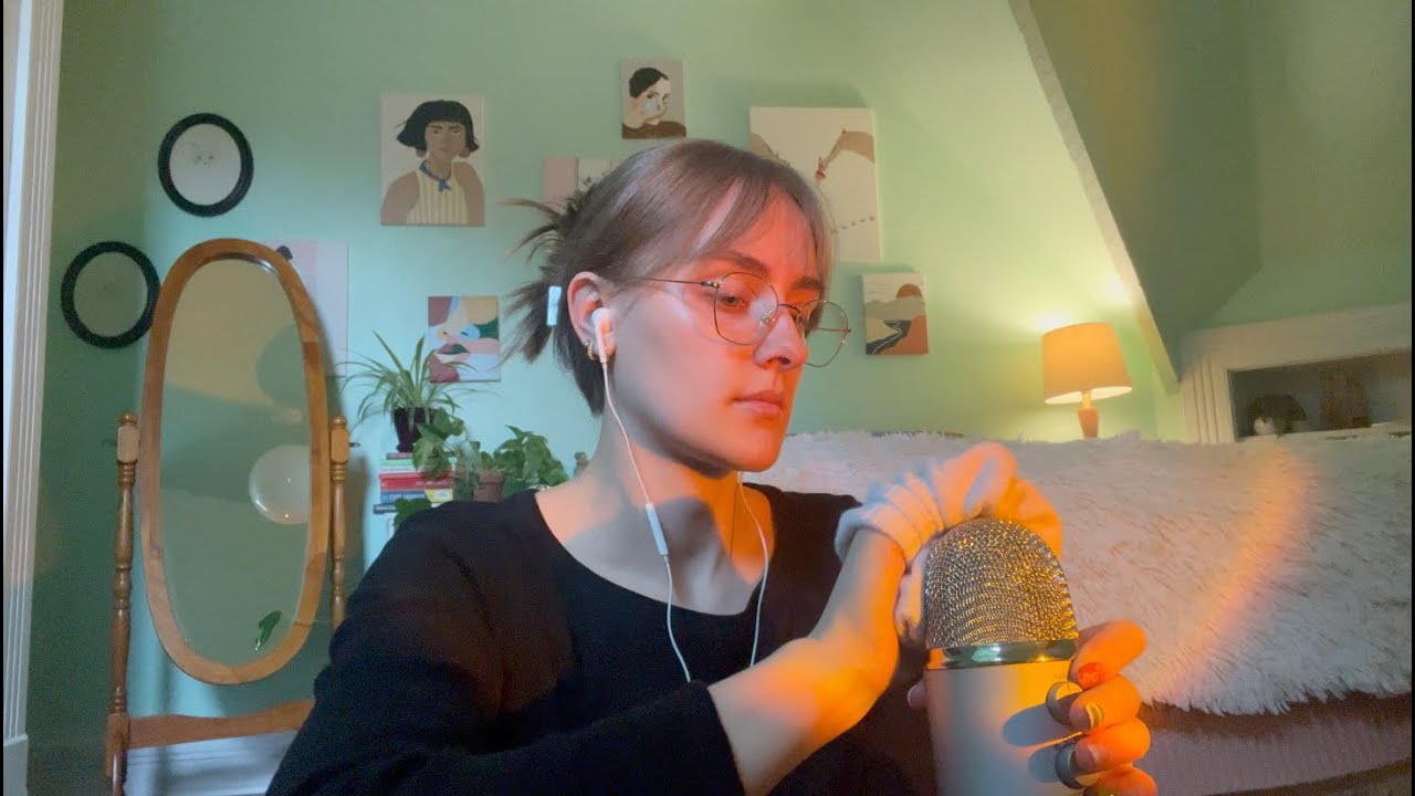 asmr bare mic gripping, scratching, tapping (feat. sock, guitar picks, and more)
