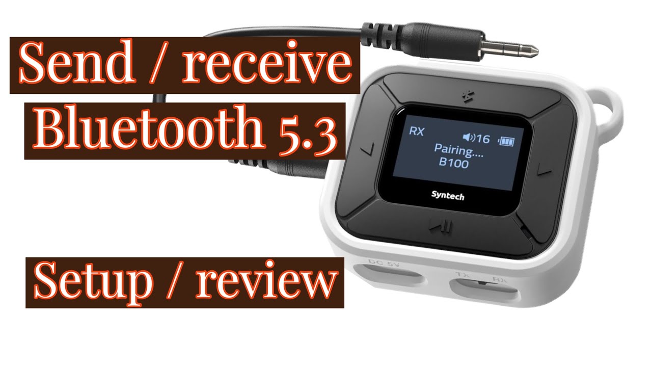 Syntech Bluetooth 5.3 Transmitter Receiver unboxing setup and review