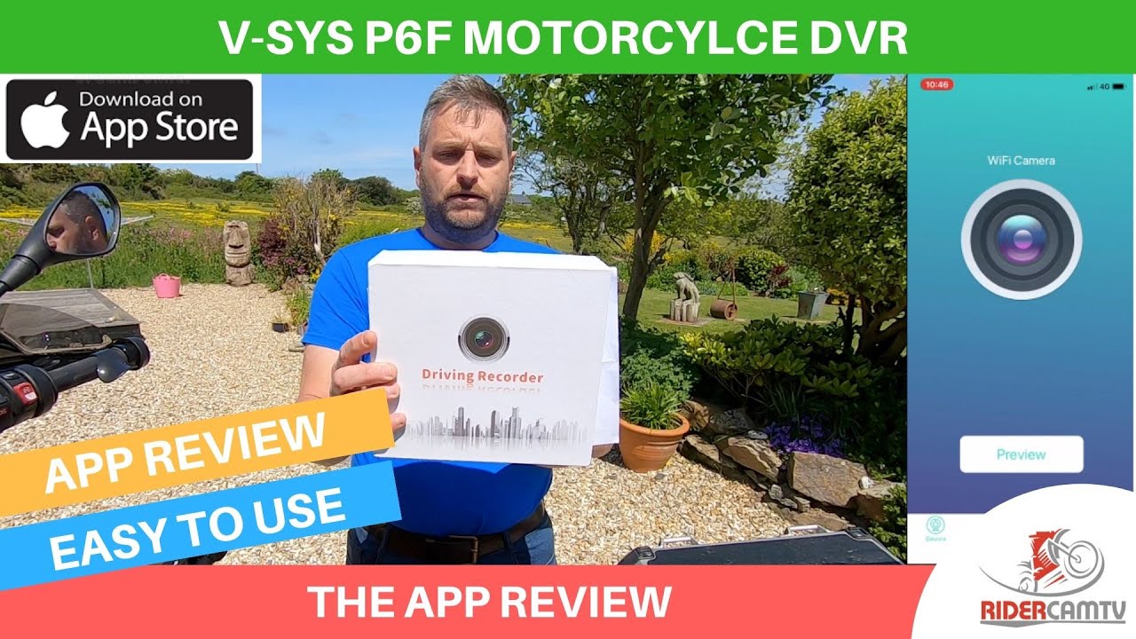 Обзор приложения V-SYS Motorcycle DashCam