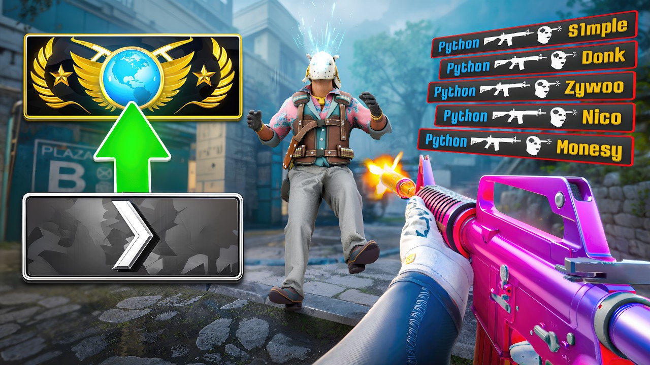 Solo Qing to Global Elite in CS2