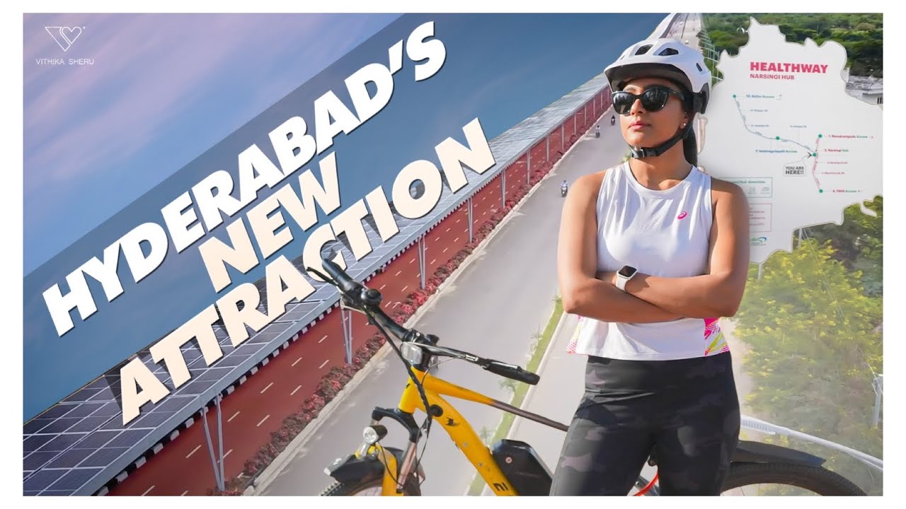 Hyderabad's New Attraction || Longest Cycling Track || Vithika Sheru EP - 143 💖