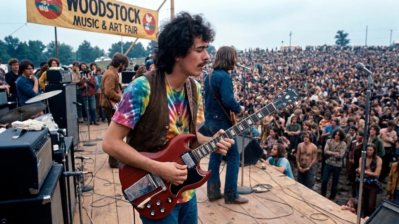 40,000 People CHANTED Until Woodstock Let Carlos Santana Perform — People Power Won