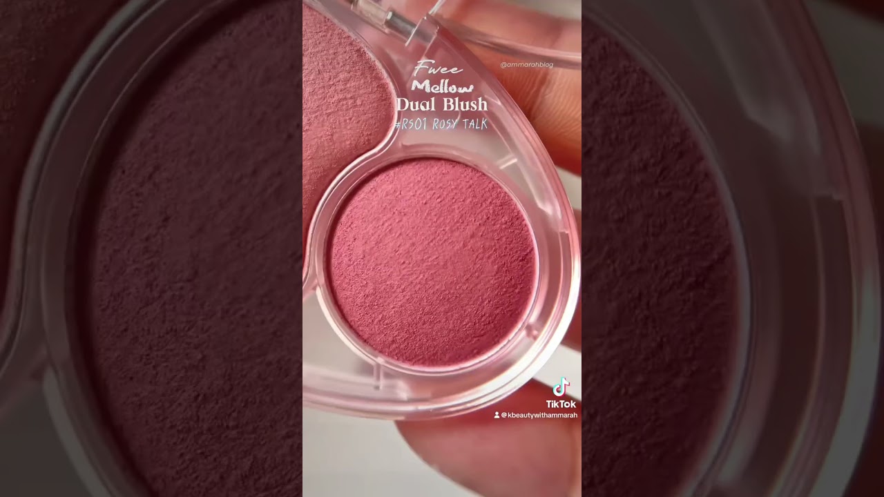 Perfect duo blush for fall #fwee #makeup #makeupshorts