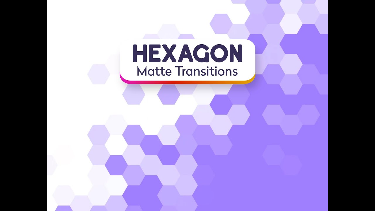 Cyber Hexagon Matte Transitions: Animated Futuristic Stream Assets (mp4 download)
