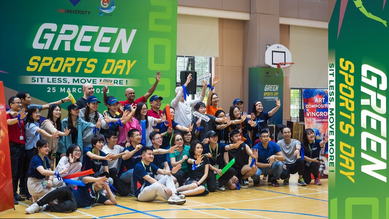 [4K Video] Ngày Hội Thể Thao Và Giờ Trái Đất Tại VinUni | Green Sports Day And Earth Hour at VinUni