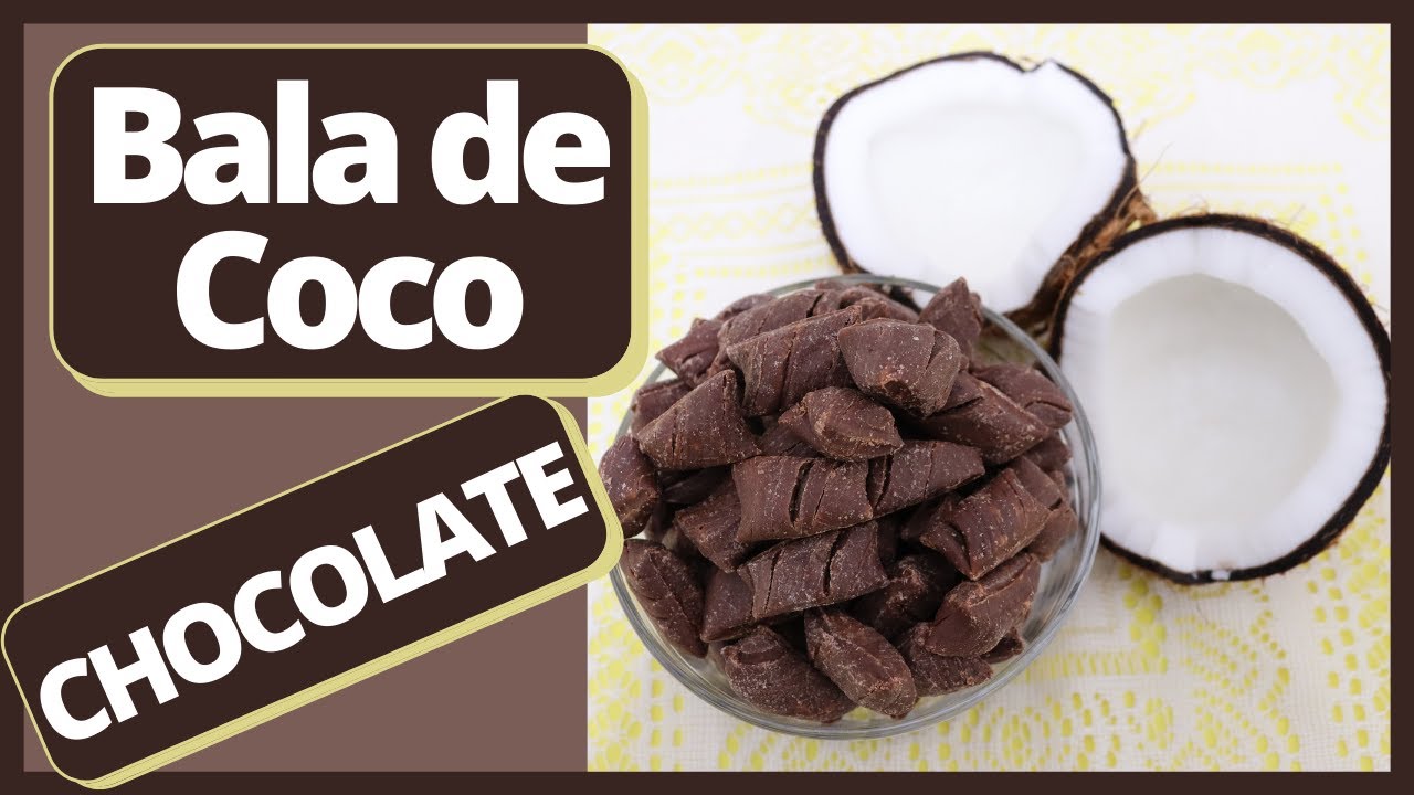 Bala de Coco Sabor Chocolate. Passo a Passo!!!