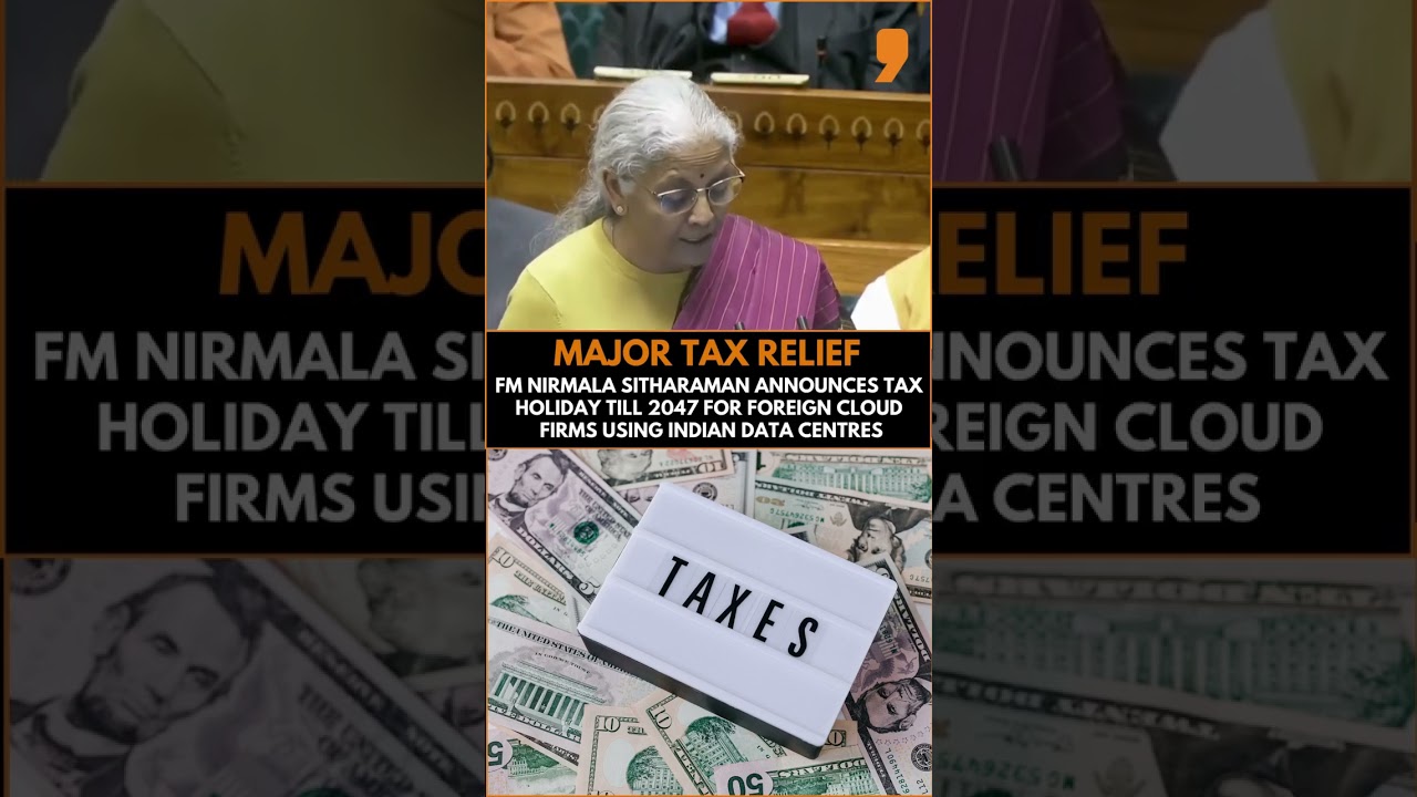 Union Budget 2026: Major Tax Relief For IT And Cloud Firms, Tax Holiday Extended Till 2047 | News9