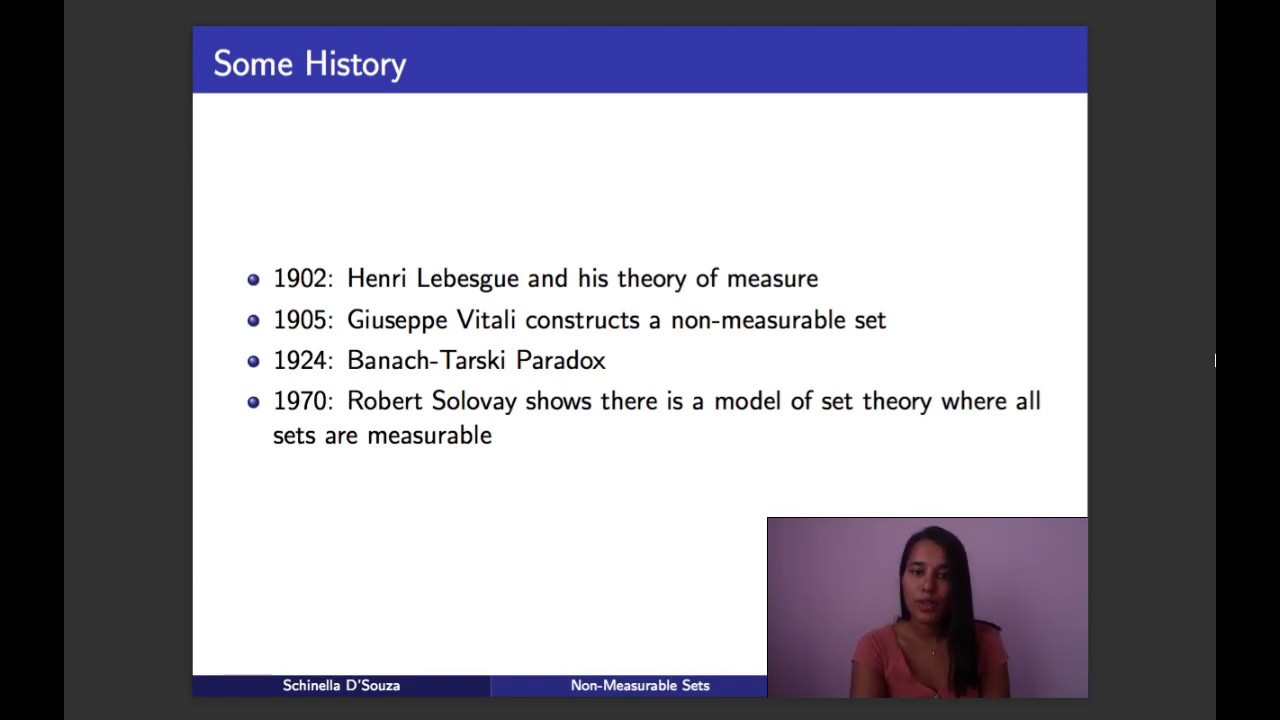 Math In Action: Lebesgue Measure and Non-Measurable Sets