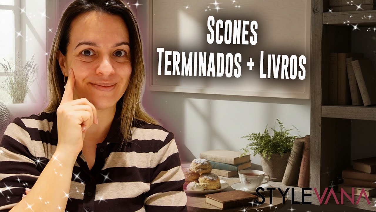 Scones com Pepitas de Chocolate (Receita Fácil)  Haul Stylevana, Livros & Terminados de Beleza 🌷