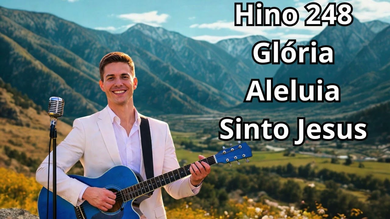 Belíssimo Hino Glória Aleluia Sinto Jesus 248 do Hinário da CCB