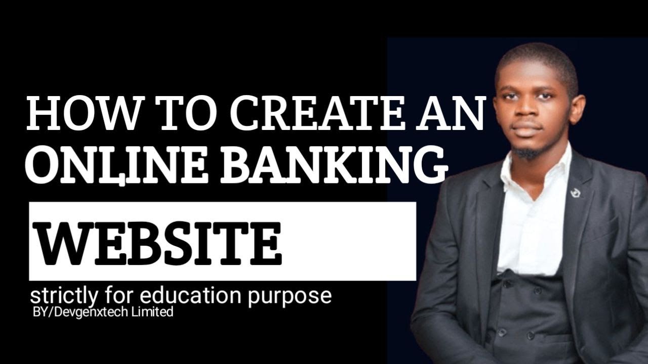 How To Build an Online Banking Website - Best Online Banking Script