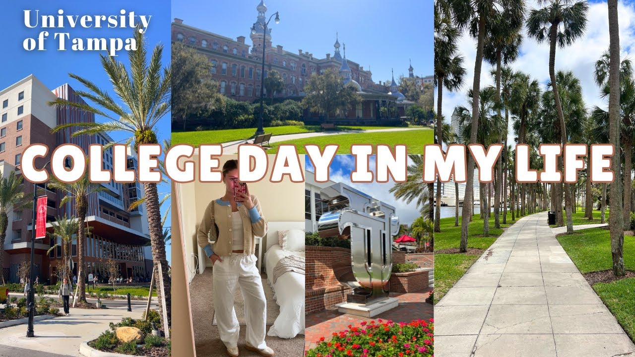 College Day in My Life at the University of Tampa𓇼⛱❀☀︎ᥫ᭡