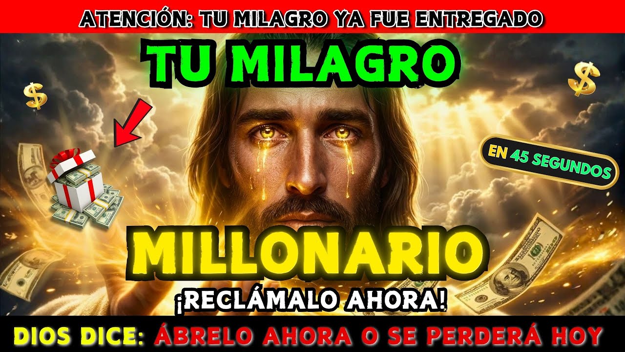 ATENCIÓN: TU MILAGRO YA FUE ENTREGADO — RECLÁMALO AHORA, ANTES DE QUE DESAPAREZCA HOY MISMO