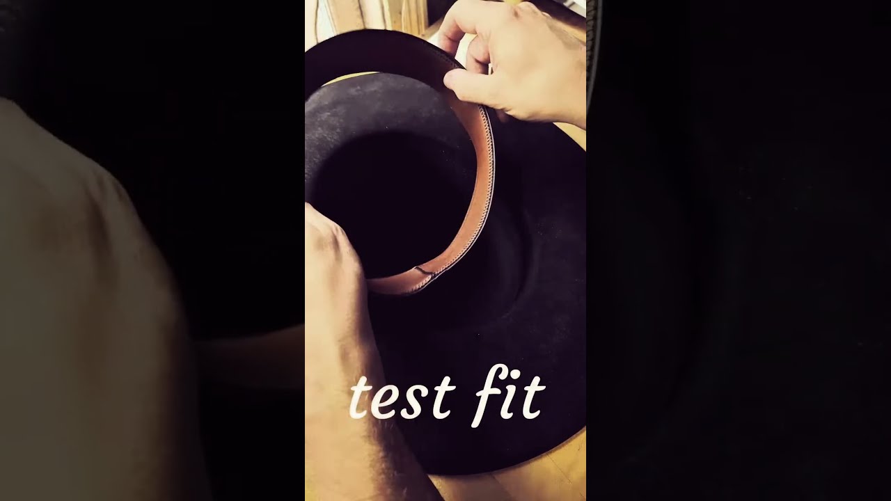 sizing and installing the sweatband