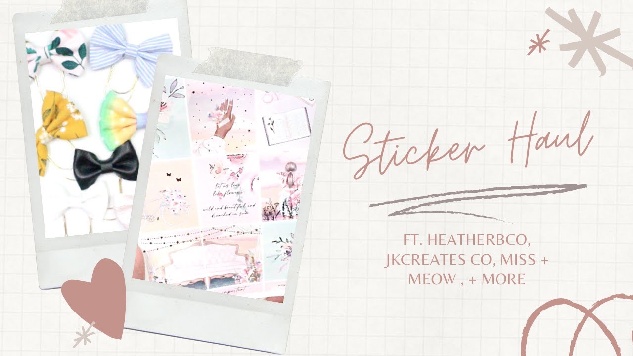 June Sticker Haul ft. NEW Shops!