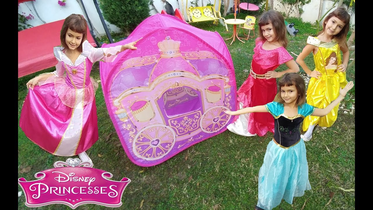 PRENSES ÇADIRI BAHÇEYE ÇIKARDIK. PRENSES ELENA, ARORA, BELLA, ANNA, ÇADIRI PAYLAŞAMIYOR