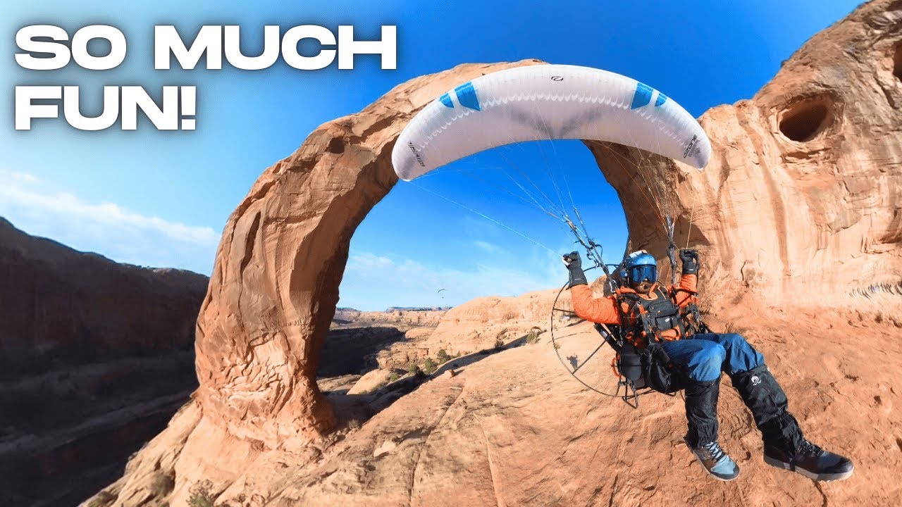 Insane Moab Paramotor Adventure!! SO MUCH TO EXPLORE!!