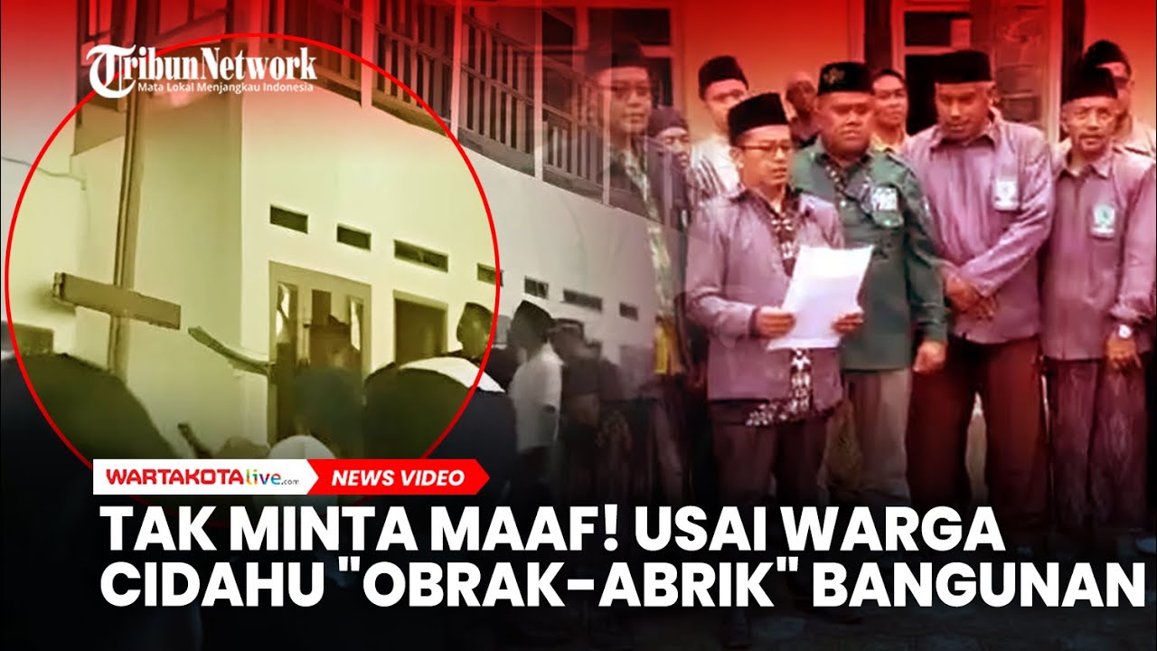 Tak Minta Maaf, Usai Warga Cidahu Sukabumi 