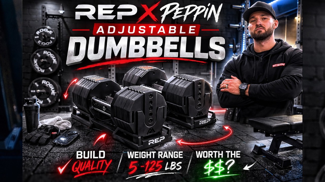 Rep X Pepin Review- Are They the BEST Adjustable Dumbbell?