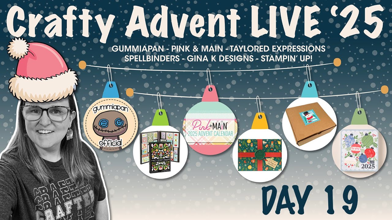 Day 19 🔴 Crafty Advent LIVE 2025 | Interactive Crafting & Giveaway Series