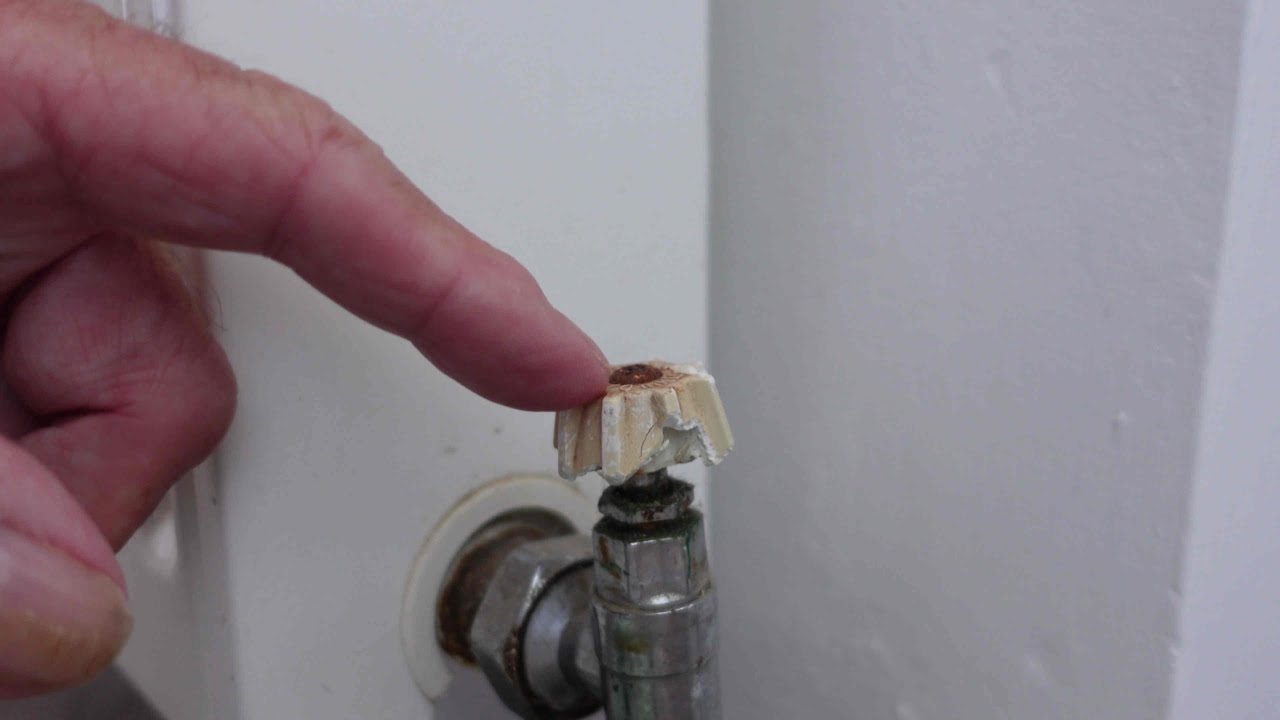 How to remove radiator valve tops