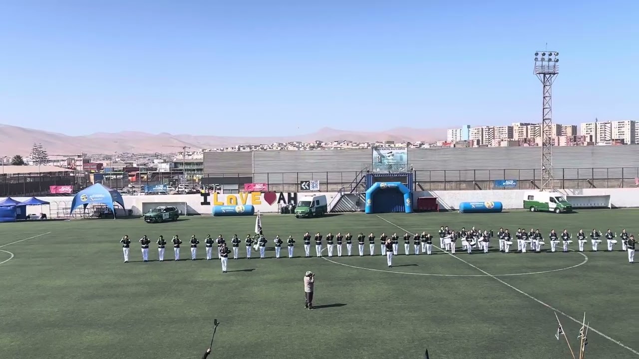 Banda sagrado corazon  de jesus de alto hospicio 2025 ( concurso de carabineros 2025 primer lugar )