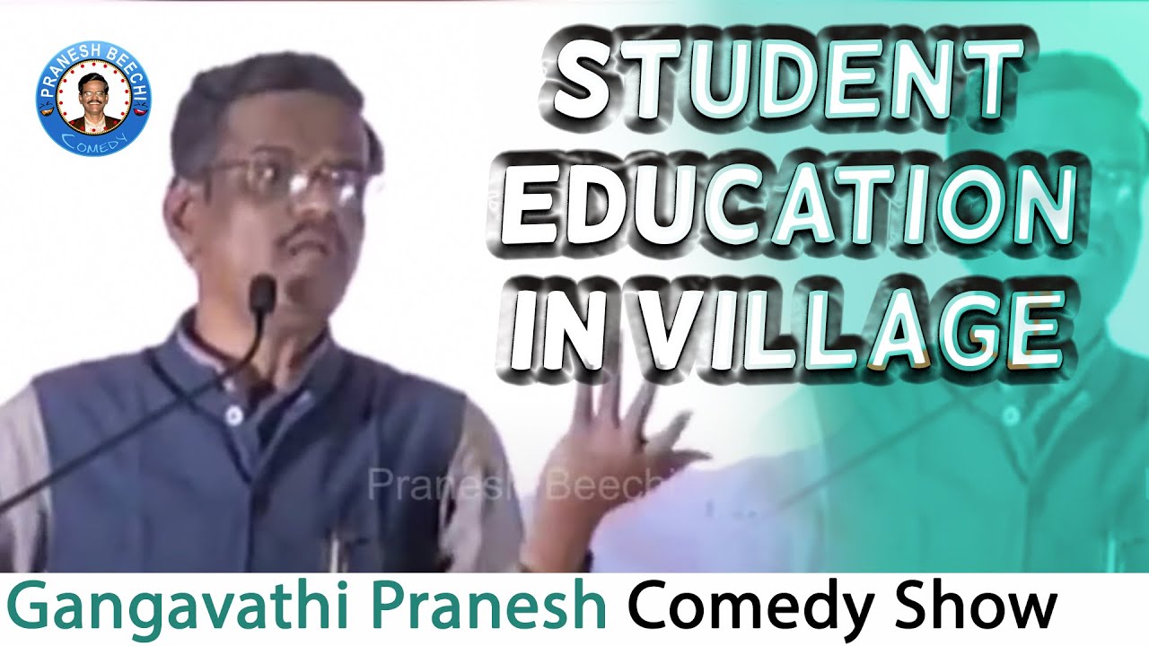 Latest Comedy Pranesh | Student Education In Village | Live Show 45 | OFFICIAL Pranesh Beechi