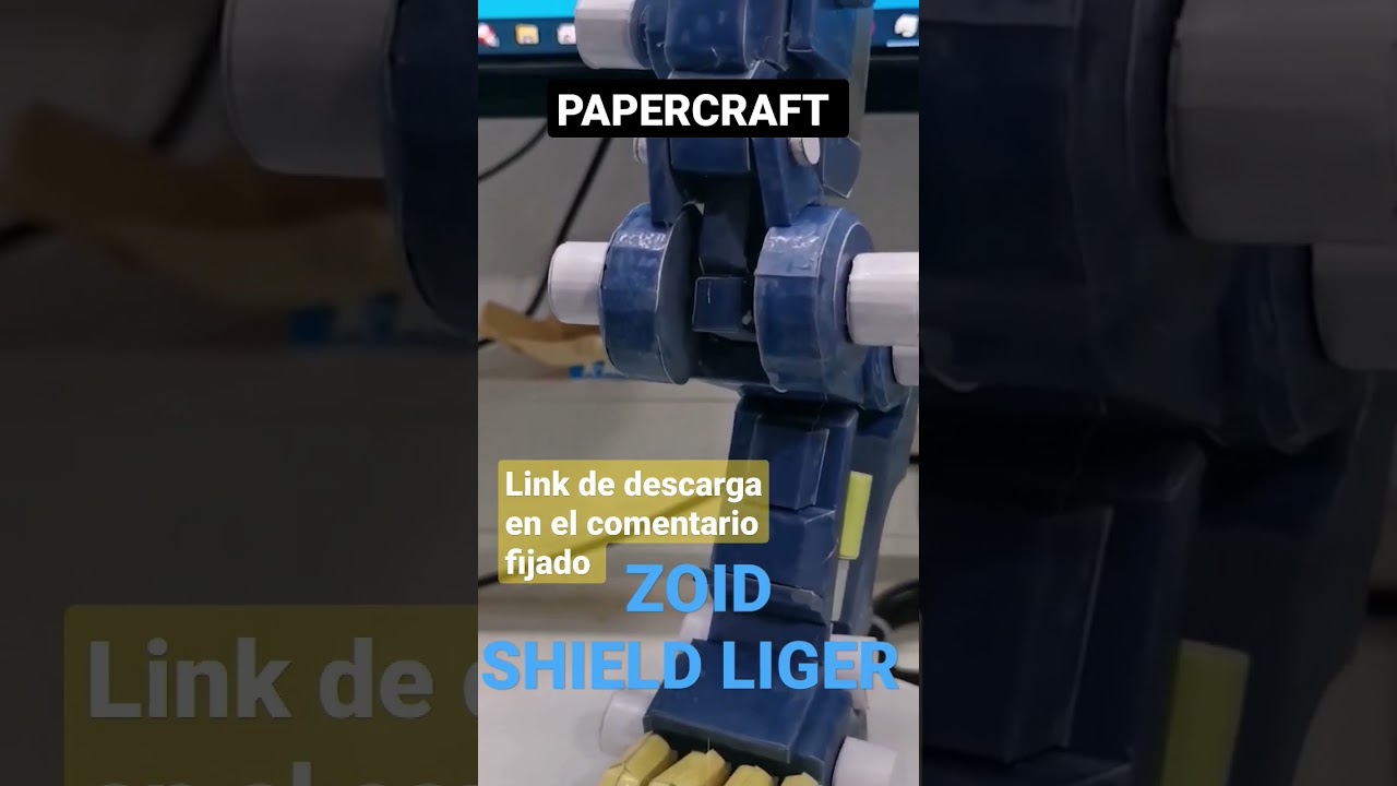 PAPERCRAFT ZOID SHIELD LIGER / BACK LEGS #shorts #youtubeshort